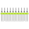 10 Pcs PCB Drill Bits Set, 1/8" Shank 1.5mm - size: 1.5mm