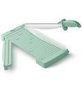 Firbon 12" Guillotine Paper Cutter with Hidden Ruler, Compact Paper Trimmer - color: Morandi