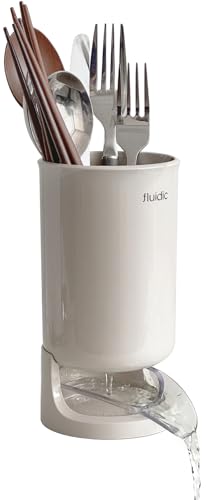 carrotez Self-Draining Utensil Drying Holder - Beige