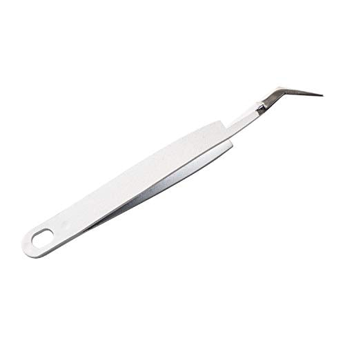 Craft Weeding Tools,Vinyl Weeder Basic Tool for Silhouettes, Cameos, Lettering (White Cross Locking Tweezers) - color: White Cross locking Tweezers