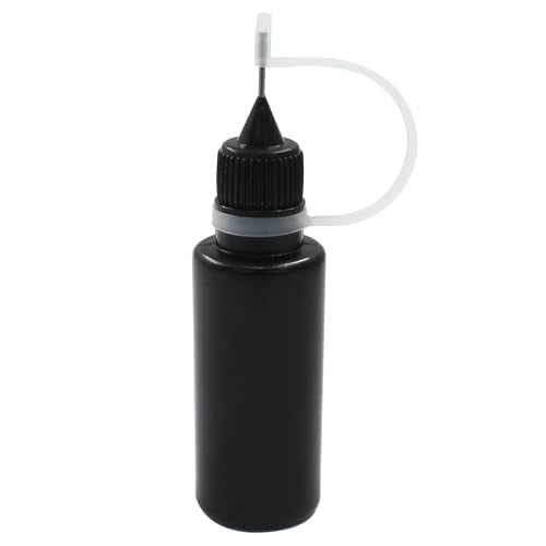 Zorfeter 20ml Black Precision Tip Applicator Bottles, 10 Pcs - size: 20 ml