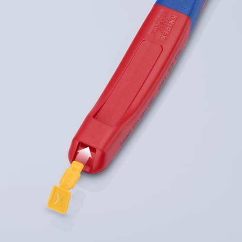 KNIPEX 70 02 160 Comfort Grip Diagonal Cutters - color: Multi-component Grips, Blue/Red, style: atramentized