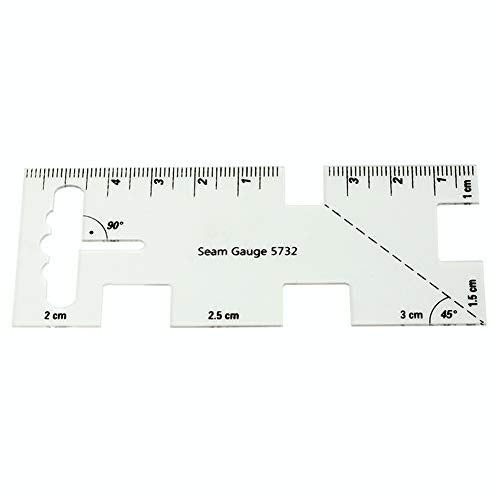HONEYSEW No-Hassle Triangles Gauge Sewing Tool with Free Seam Gauge Ruler - color: Style 2