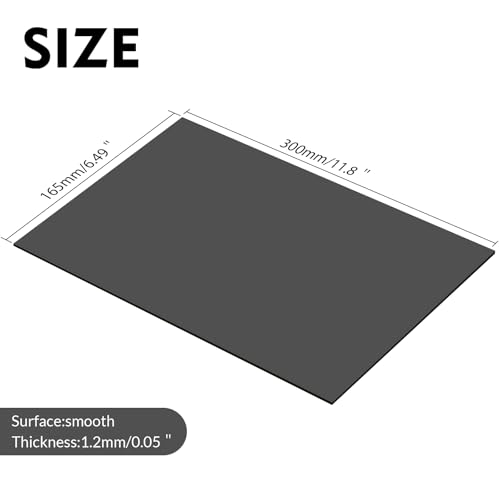 Laser Engraving Blank Gray ABS Double Color Plastic Sheet (Gray) - color: Gray