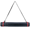 TRANSON Small Poster Tube Storage 17“ to 27” Extendable for Documents Blueprints Artworks Scrolls - color: 1 Pack-Red