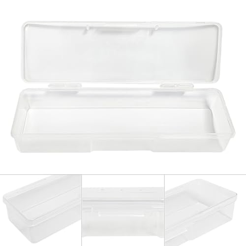 4PCS Nail Storage Manicure Tool Box, Nail Implement Box (Clear-4pcs, Small) - color: Clear-4pcs, size: Small