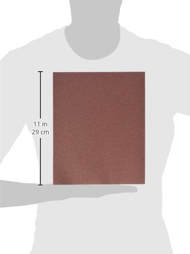 Norton K227 Metalite Lightning Abrasive Sheet, Cloth Backing, Aluminum Oxide, Grit P80 (Pack of 25)