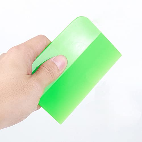 Gebildet 3 in 1 Anti-Scratch Rubber Squeegee, PPF & TPU Material for Car, Suitable for Vinyl Wrap & Window Tint - color: Green-e913