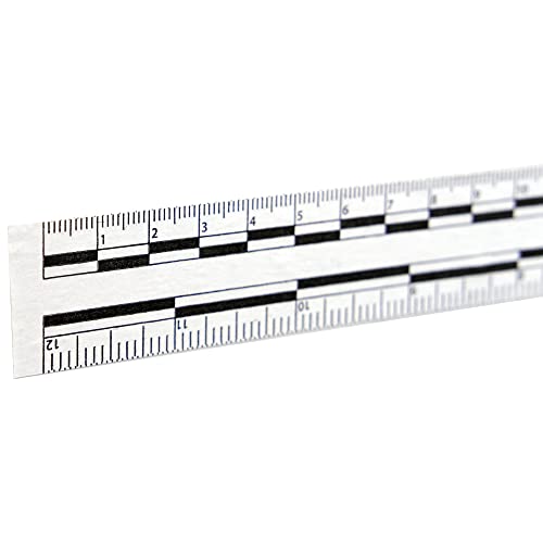 Crime Scene Photomacrographic Scale, Adhesive Tape (1 x 500 inch) - size: 13 m