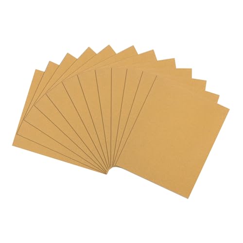 10 Pcs 120 Grit Sandpaper 4.2 x 4.5 Inch Sand Paper Alumina Gold - size: 4.2 x 4.5 Inch(120 Grit)