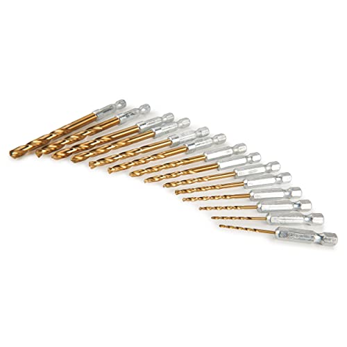 Montana Brands MB-64340 14 Piece Titanium Coated Drill Bit Set