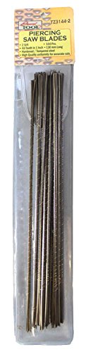 JEWEL TOOL Piercing Saw Blades-Package of 144 Pieces in 2 Grit - TZ3144-2 - size: 2