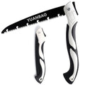 10 Inch Folding Saw, Pruning Hand Saw for Wood Cutting, Garden Pruner with SK5 Curved Blade, Triple- Cut Razor Teeth, Foldable Handsaw for Tree Trimming, Camping, Gardening and Carpentry - size: 10 Inch