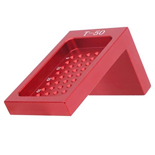 Woodworking Scriber, Aluminum Alloy Saddle L Square Ruler, Precision Woodworking Tool with Metric Scale for Carpenter Square