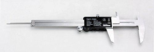 Accusize Digital Caliper, 6 in/150 mm, Full Screen LCD - color: Gray LCD, size: 6" / 0-150mm