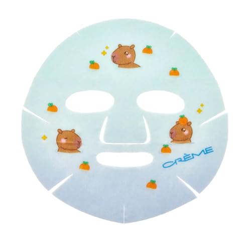 The Crème Shop Be Happy, Skin! Animated Sheet Mask (Capybara/Pack of 3)