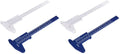 Ultrassist Plastic Vernier Caliper (2pcs), 150 mm Mini Plastic Caliper for School Student, Portable 0-6 Inch Measuring Tools, Sliding Gauge (Pack of 2) - size: 6 to 7.9 Inches (Pack of 2)