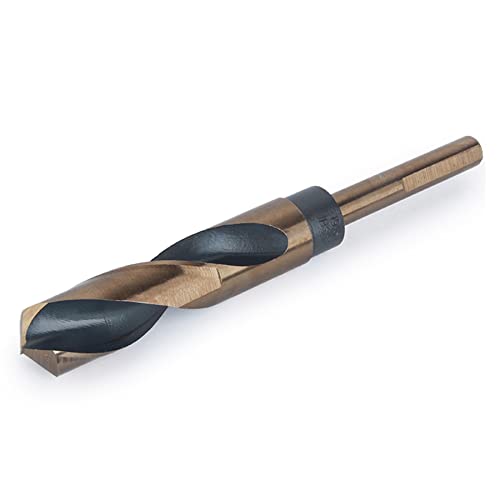 18mm Reduced Shank Twist Drill Bit for Stainless Steel Aluminum Alloy Metal Copper Plastic Wood with 10mm Shank, Made of High Speed Steel 4341, Ideal for Drilling Steel Plate - size: 18mm with 10mm Shank