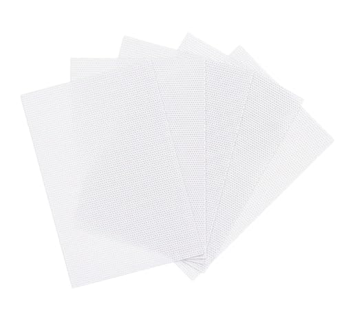 Aoserge Premium White Fursuit Eyes Mesh, 5 Sheets, 11.8"x7.87" - color: White