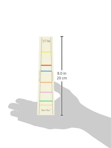 Don't Fret DFVIOLA155 Finger Position Decal for 15 1/2-Inch Viola - size: 15-1/2" Viola, style: viola