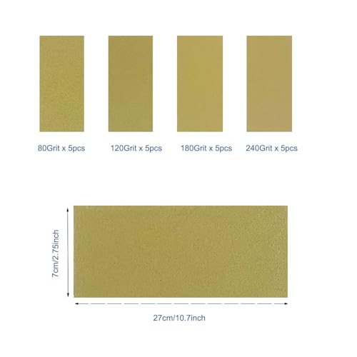 PSA Sanding Block Kit of 7,Hand Abrasives Auto Body Sanding Block Set with 20pcs Self Adhesive Sandpaper Sheet,Flexible for Automotive Paint and Woodworking Sand Furniture - color: Sanding Block, size: Black 7pcs Set-PSA + 20pcs Sandpaper