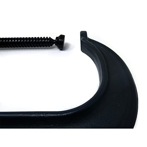 Wilton C-Clamp, 12-1/4" Opening, 6-1/4" Throat, 9300 Lbs. Clamping Force (Model 412) - size: 12-1/4 in., style: Pack of 1