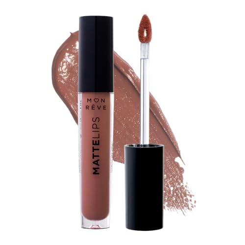 MON RÊVE Matte Lipstick, Long-Lasting Moisturizing, 20 Glazed - color: No 20