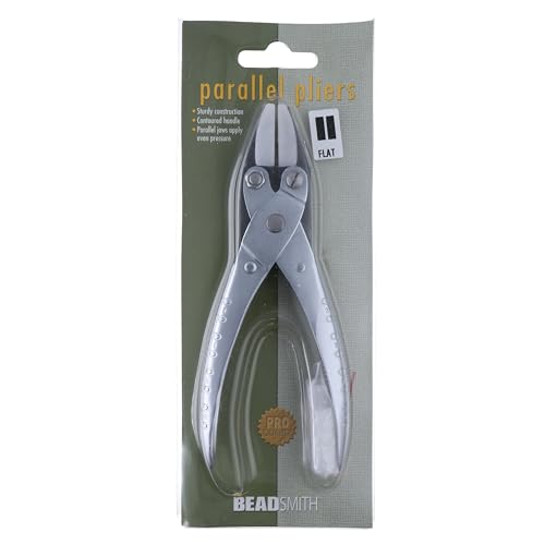 The Beadsmith Parallel Pliers With Double Nylon Flat Nose Jaws - style: Nylon Flat Nose - 140mm