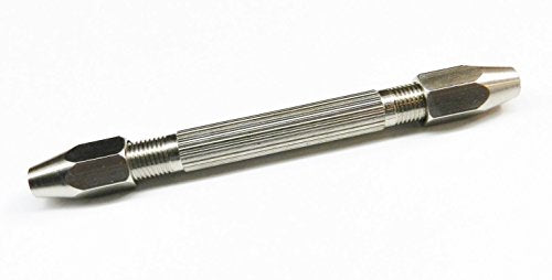 Double END PIN Vise 2 Chucks 4 Size Jaws 0-1/8" Hobby Jewelry & Watch 4-1/2" LNG