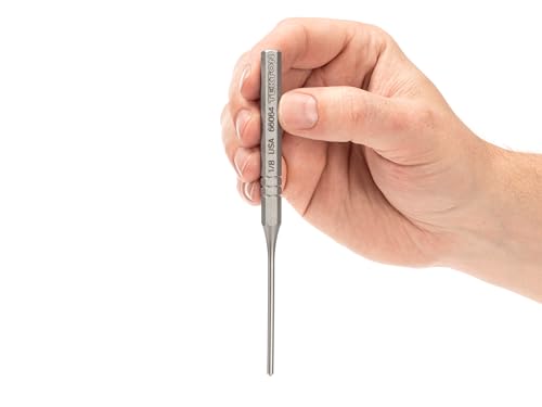 TEKTON 1/8 Inch Roll Pin Punch | 66064 | Made in USA - size: 1/8 in., style: Roll Pin