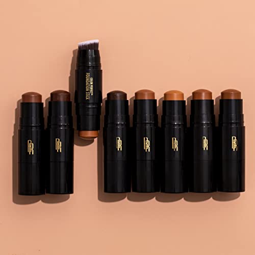 Black Radiance Color Perfect Foundation Stick, Beautiful Bronze (Pack of 2) - color: Beautiful Bronze, size: 0.25 Ounce (Pack of 2)
