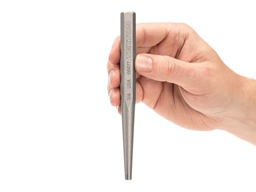 TEKTON 1/4 Inch Solid Punch | 66077 | Made in USA - size: 1/4 in., style: Solid