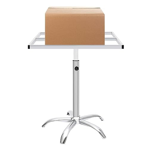 JOMCYDM 360° Spray Paint Rack, Stable Rotating Paint Rack, Lifting Spray Painting Table,23.6-31.5in Height Adjustable Stable Paint Rack for Door and Car Body, Lifting Spray Painting Table (Square) - color: Square