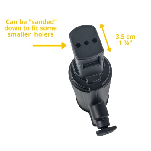 Foretra - Umbrella Holder Extension – Extender Will fit Most Golf Push Cart or Golf Power Cart Standard Umbrella Holder with a 1 3/8" Opening See Pictures