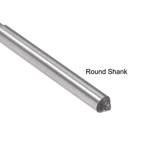 uxcell 2.4mm Chucking Reamer, HSS Cobalt M35 Lathe Machine Reamer D4 4 Straight Flutes, Round Shank Milling Cutting Tool, for Stainless Steel Alloy Copper Metal - size: 2.4mm