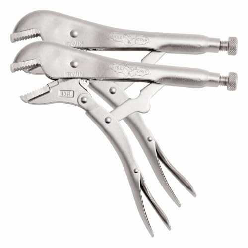 IRWIN VISE-GRIP Original Locking Pliers, Straight Jaw, 10-inch (102L3) (Pack of 2) - size: 1 Count (Pack of 2)