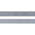 PEC Tools 24" Metal Ruler, Flexible, 4R Graduation, Inch Measuring Tool - color: Carbon Steel-Flexible, size: 24"