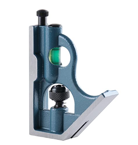 Accusize Industrial Tools Combination Square Set, 6" 4R, 0000-8100 - size: 6" 4R