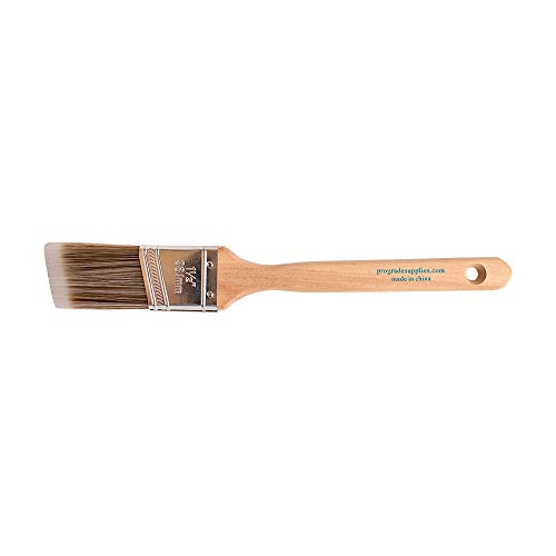 Pro Grade Paint Brushes, 1.5 Inch Angle Paint Brush, Walls & Trim, 12 Pack - size: 12Ea 1.5A