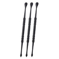 Joyangy 3-Pack Wax Carving Tools 4.6Inch Stainless Steel Double-Ended - size: 3 Pack(Black)