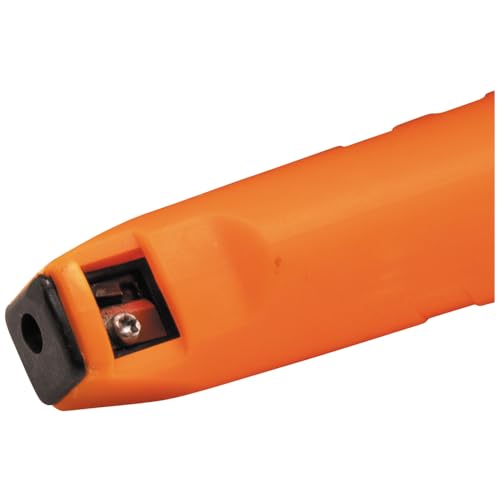 Klein Tools 86501 Skribes 2.8 mm Mechanical Carpenter Pencil with Built-In Sharpener, 4 Refills, and Deep Hole Marking for Woodworking and Construction - style: Carpenter Pencil
