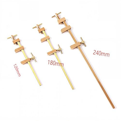 Solid Brass Lightweight Small Bar Clamp Mini Clamps (120MM/4.7") - size: 120MM/4.7"