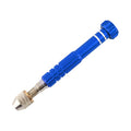 Larcele Pin Vise Drill, 3 Jaw Chuck Capacity 0" to 1/8" SDZKQ-02 (Blue) - color: Blue