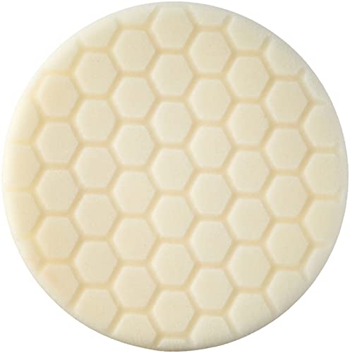 Chemical Guys, Hex-Logic Light-Medium Polishing Pad, White, 6.5 in for 6 in - size: 6.5 Inch Pad (1 Pack), style: Light Cutting