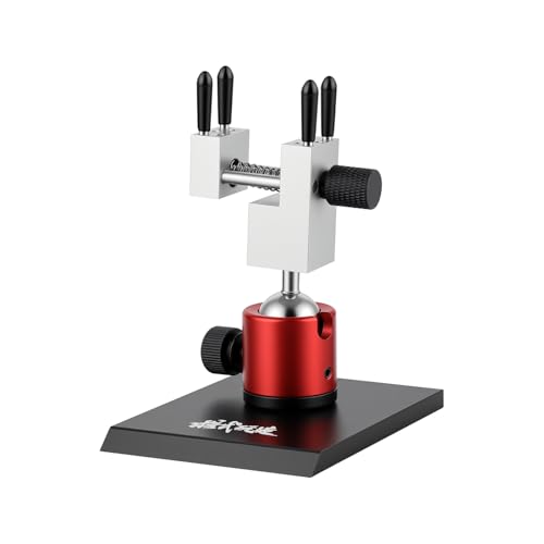 Mini Vise Table Top Clamp, Mini Portable Table Vise for Hobby Jewelers Adjustable Aluminum Alloy Small Bench Vice for DIY Projects 360° Rotatable with 0-2.28' Clamping Range - size: 0-2.28"