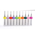 10 Pcs Tungsten Carbide Macro Drill Bits, PCB Drill Bits for Jewelry, CNC, Soft Metals, Model Making, Wood - Cutting Dia: 0.3mm, 0.4mm, 0.5mm, 0.6mm, 0.7mm, 0.8mm, 0.9mm, 1.0mm, 1.1mm, 1.2mm - color: 10 Pcs (0.3-1.2)mm