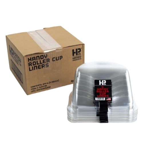 HP CO. HANDY PRODUCTS Handy Roller Cup Liners, Disposable, 24 Count - size: 1 Count (Pack of 6)
