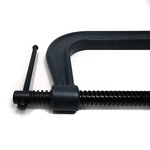 Wilton C-Clamp, 12-1/4" Opening, 6-1/4" Throat, 9300 Lbs. Clamping Force (Model 412) - size: 12-1/4 in., style: Pack of 1
