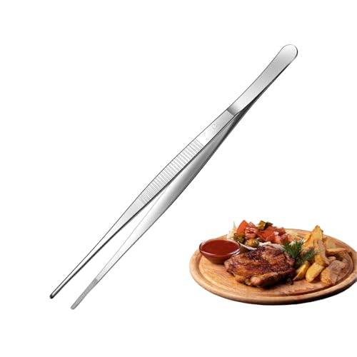Aniso Long Tweezers, Stainless Steel, 8 inches - size: 8 inches