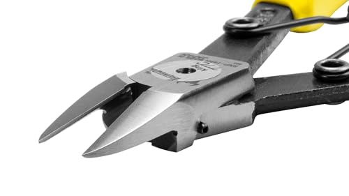 Tsunoda, SNP-145R Slim-type Diagonal Cutter for Plastics (6-Inch Round) - style: 6-Inch Round